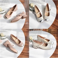 Весенне-летние женские туфли из натуральной кожи