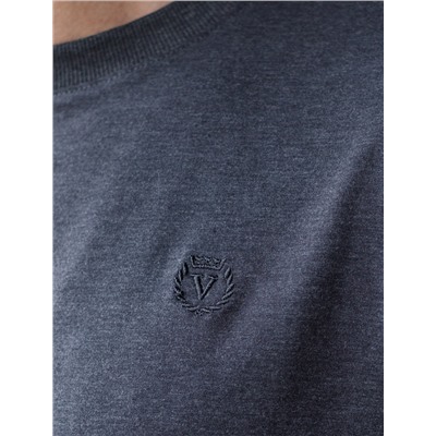 Футболка базовая полуприлегающая из премиального хлопка с эластаном