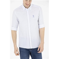 Erkek Mavi Uzun Kollu Gömlek