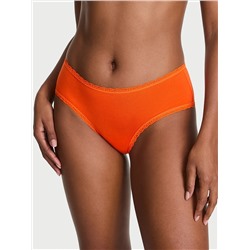 Cotton Lace-Waist Cheeky Panty