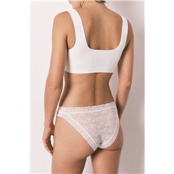 Braga clásica encaje animal print verde