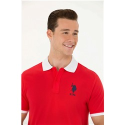 Erkek Kırmızı Polo Yaka Tişört