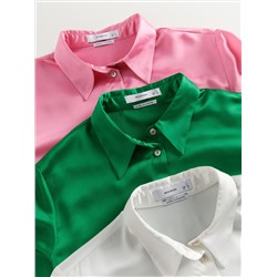 Однотонная рубашка