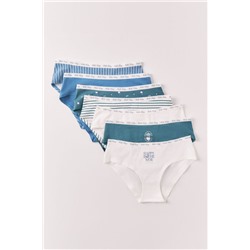 Pack 7 bragas culottes algodón estampado Hello Kitty