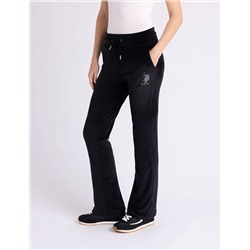VELOUR RHINESTONE JOGGER