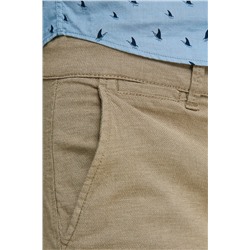 Pantalón recto Caqui