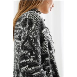 Chaqueta oversize tricot