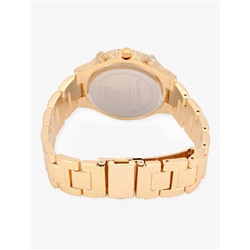 LADIES GOLD EMBELLISHED BEZEL WATCH