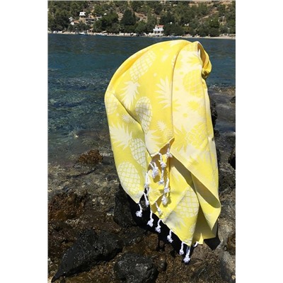 Denizli Concept Ananas Peştamal Sarı