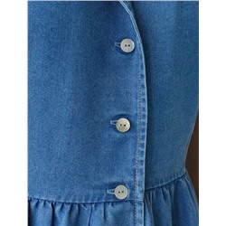 Платье из лиоцелла под деним