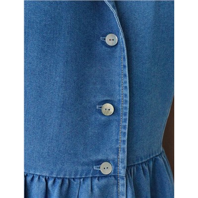 Платье из лиоцелла под деним