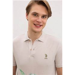 Erkek Taş Polo Yaka Tişört