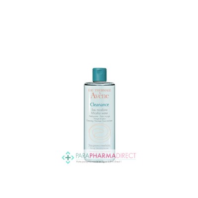 Avène Cleanance Eau Micellaire Nettoyante Sans Rinçage Visage et Yeux 100ml