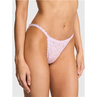 PINK Wink™ Lace-Trim String Bikini Panty