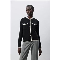 Chaqueta bolsillos contraste