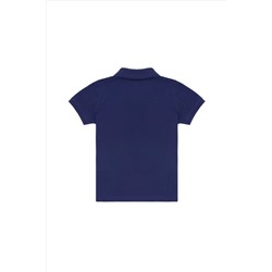 Erkek Çocuk Lacivert Basic Polo Yaka Tişört
