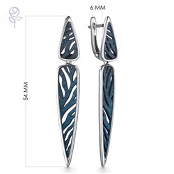 Серьги серебро 52941SU