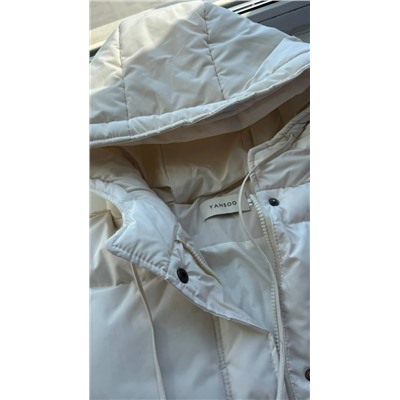 Женская короткая хлопковая куртка с капюшоном YANSO*O