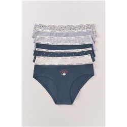 Pack 7 bragas anchas Mickey multicolor