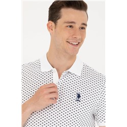 Erkek Beyaz Polo Yaka Tişört