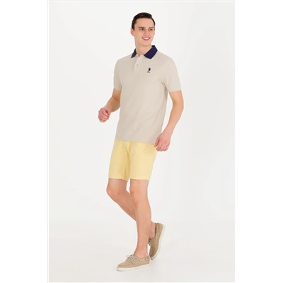 Erkek Taş Polo Yaka Tişört