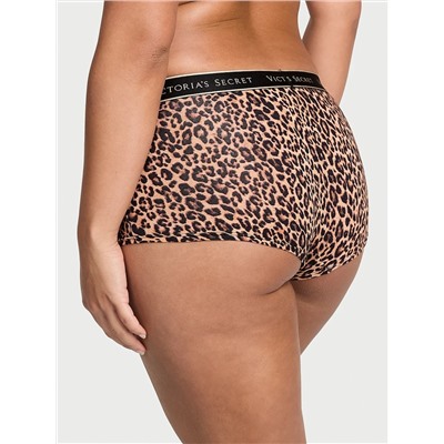 Logo Cotton Boyshort Panty