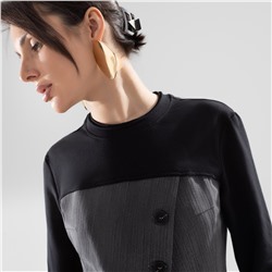 Свитшот комбинированный, Вкус победы (black)