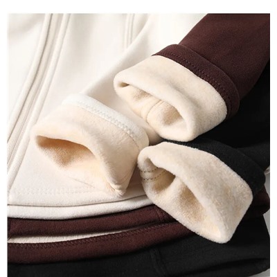 Мягкая утепленная кофта на молнии с двойным флисом в стиле  ЛУЛУЛЕМО*Н