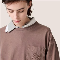 Лонг с нагрудным карманом МИУ МИ*У