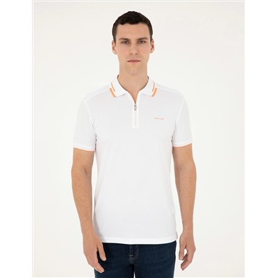 Beyaz Slim Fit Tişört