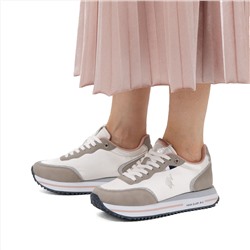 Кроссовки Sacha - замшевые - белые и бежевые