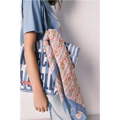 Pañuelo print rayas multicolor