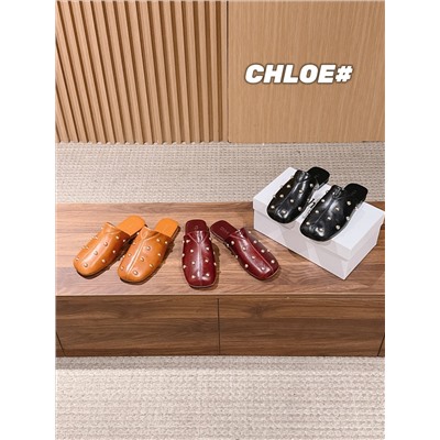 Мюли на плоской подошве  ХЛО*Э