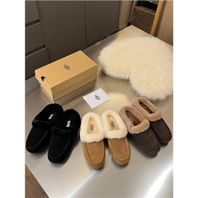 Теплые женские лоферы  УГ*Г