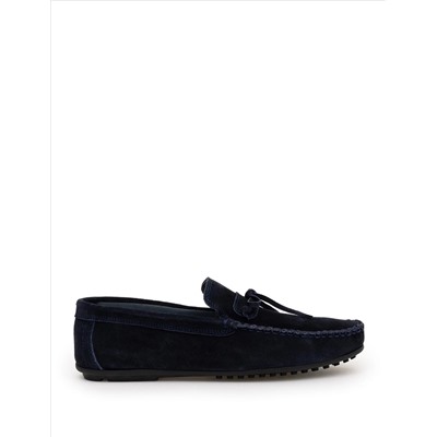 Lacivert %100 Deri Loafer