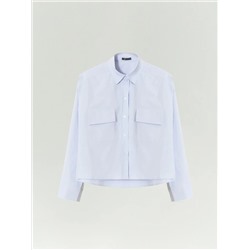 Рубашка из хлопка с карманами, B3136/asber