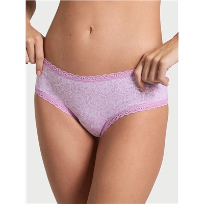 The Lacie Cotton Lace-Waist Cheeky Panty