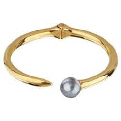 Браслет Гвоздь (Майорка серо-голубая 12мм; покрытие золото), Есть комплект