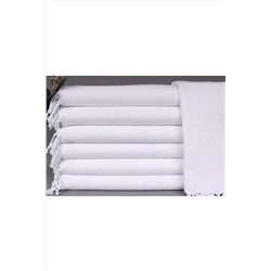 Kayra Export, Peştemal Beyaz Kurulama Bezi Sehpa Örtüsü Peştemal Küçük Boy 45x100cm Pamuk