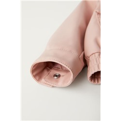 LEATHER EFFECT BOMBER JACKET