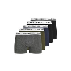 Jack & Jones Jack Jones Erkek Soft Renkli 5 Li Boxer 12214455