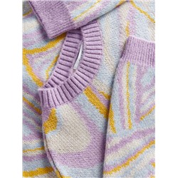 Gemusterter Pullover