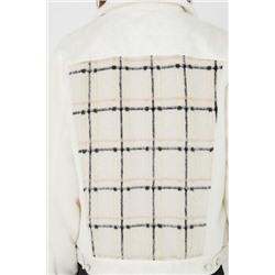 Chaqueta trucker recta lana