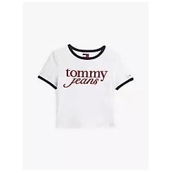 Tommy Jeans Script Logo Ringer T-Shirt