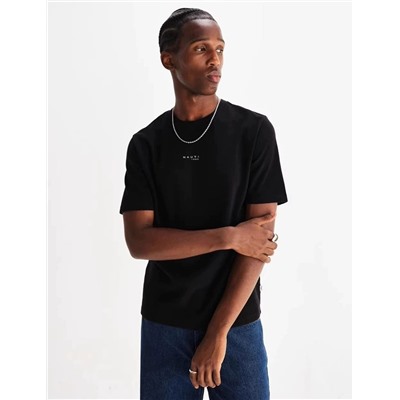 Мужская хлопковая футболка с интересной фактурой