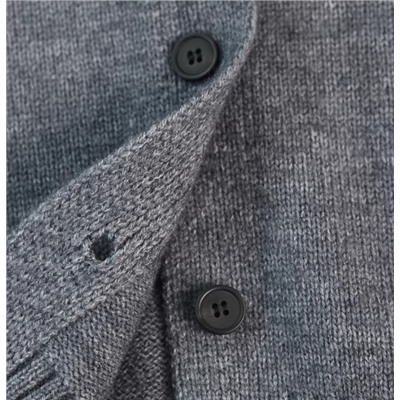 Кардиган с длинными рукавами и отворотом КО*С