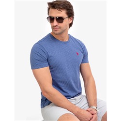 ALL OVER POLKA DOT PRINT T-SHIRT