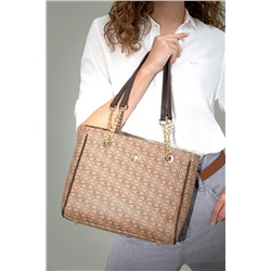 Kadın Koyu Bej Kol Çantası