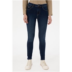 Kadın Mavi Skinny Fit Jean Pantolon