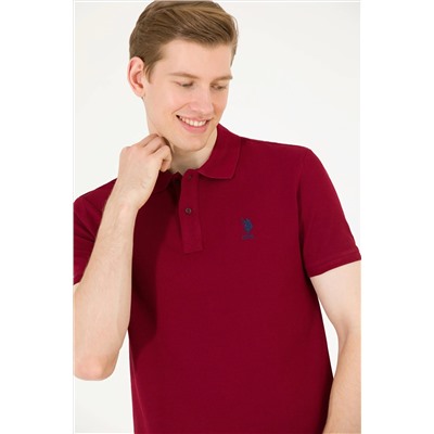 Erkek Plum Basic Polo Yaka Tişört
